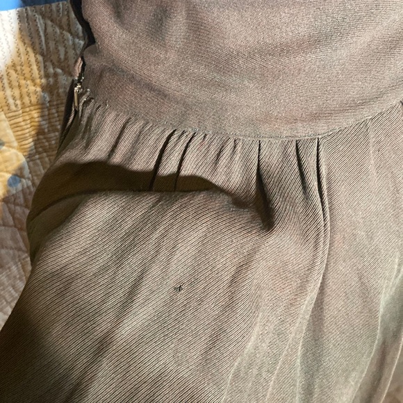 1940s Vintage Green Wool Pinafore Dress - Picture 5 of 9